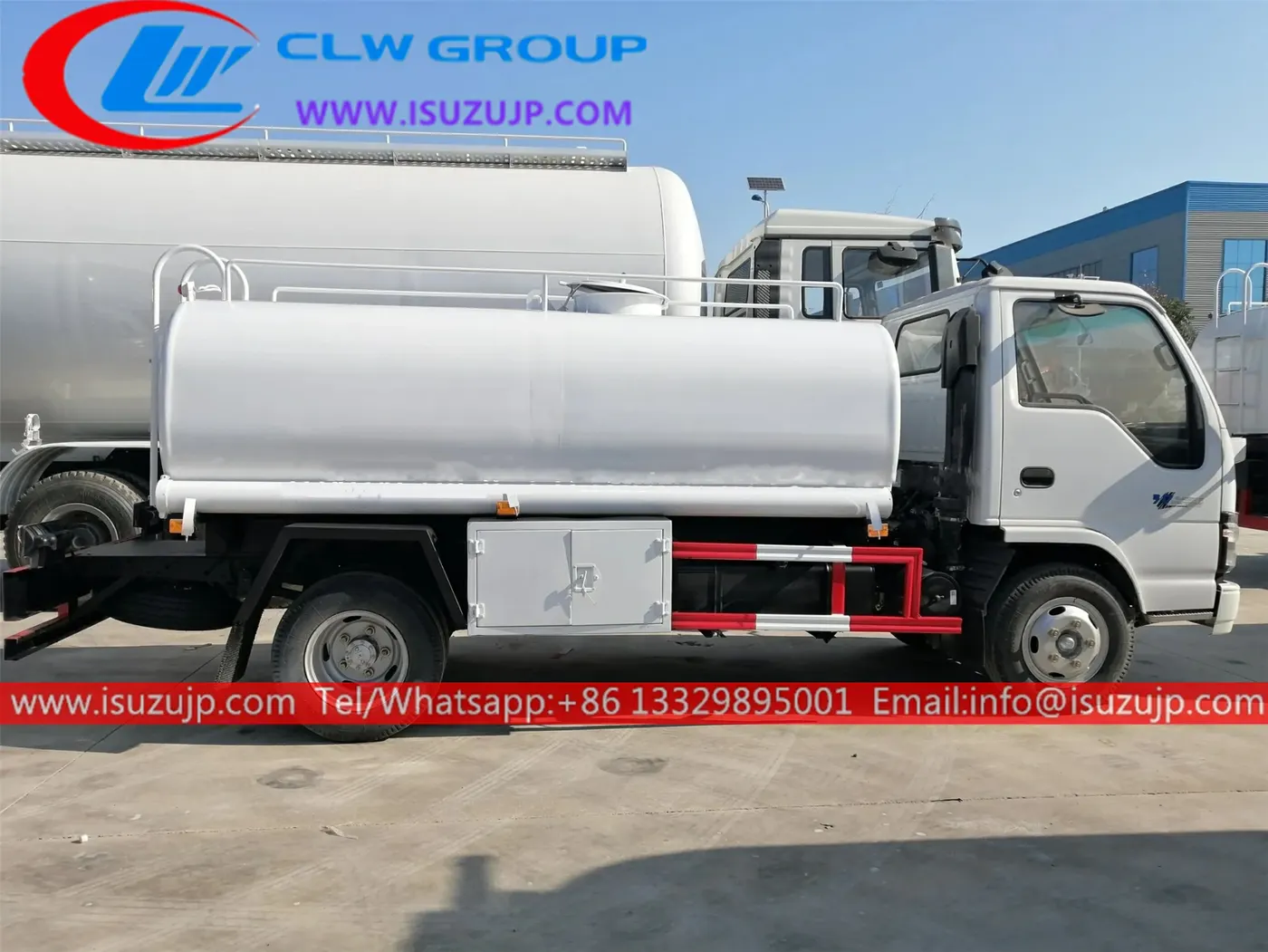 ISUZU 1000 gallon mobile refueling truck