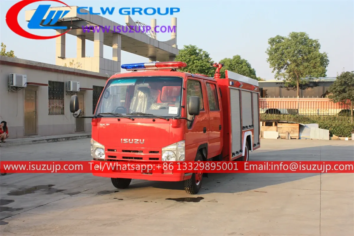 ISUZU 100P fire fighting vehicle manufacturers