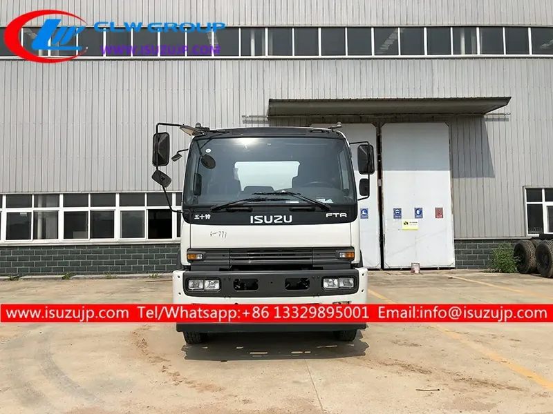 ISUZU 10000L Stainless steel vacuum sewage truck