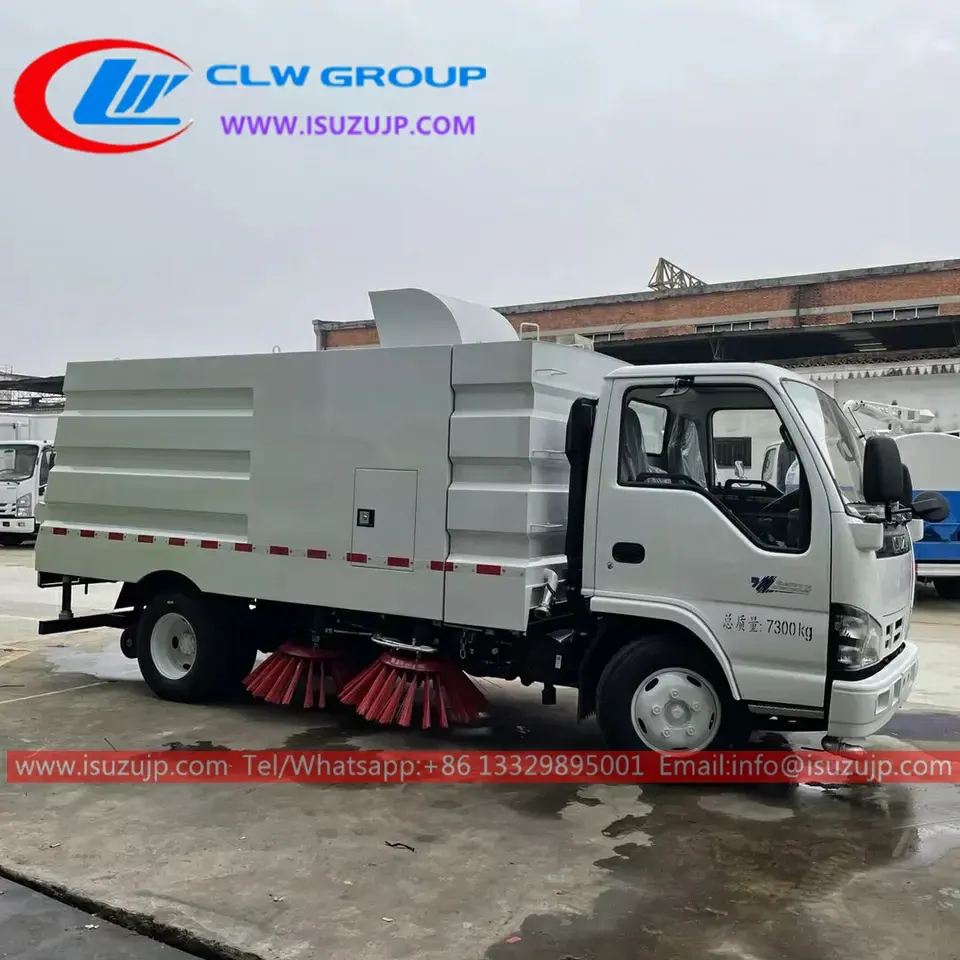 ISUZU 120HP truck mounted road sweeper Malaysia