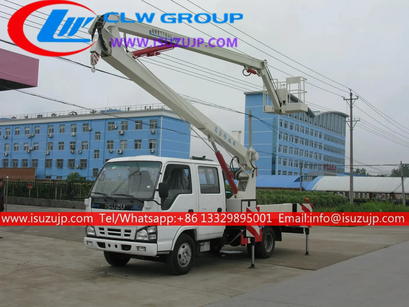 ISUZU 14m truck mounted aerial work platform