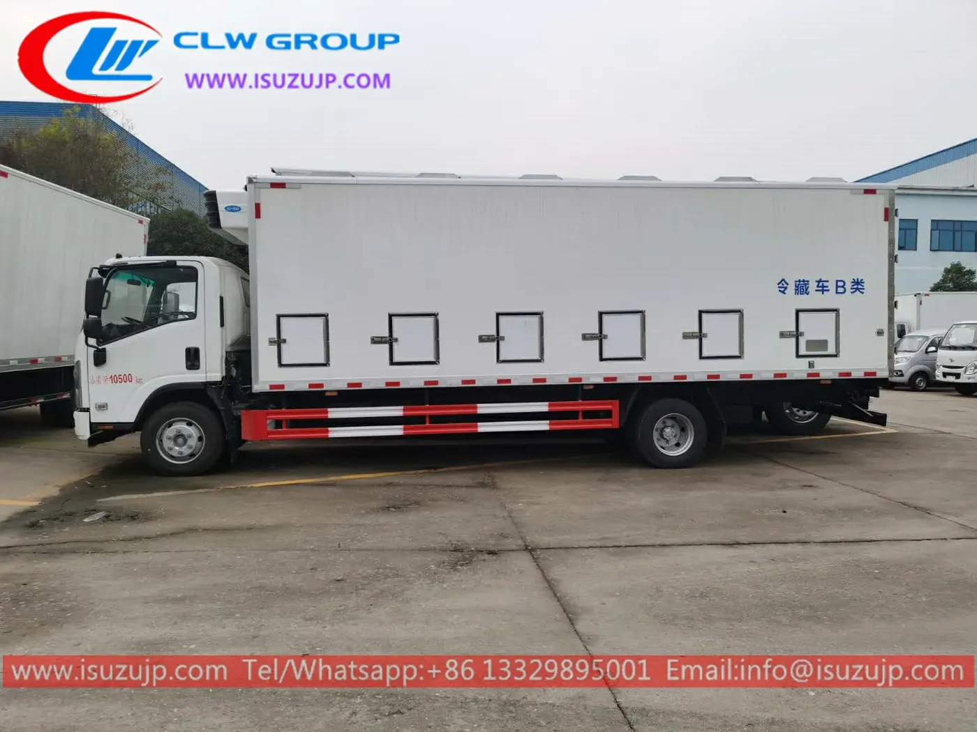 ISUZU NPR 6.8m box day old baby chicks truck