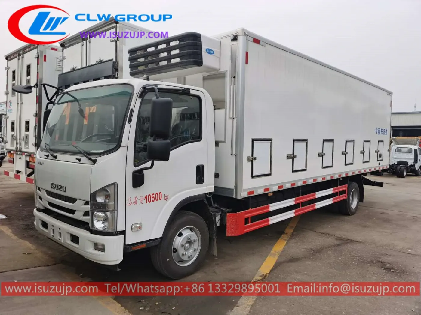ISUZU NPR 6.8m box day old baby chicks truck