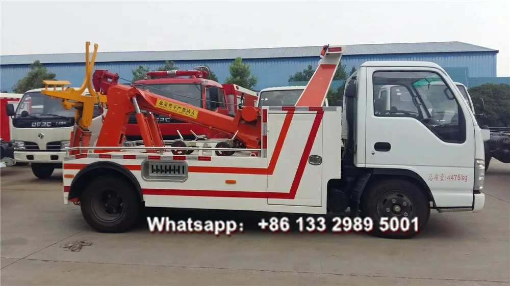 ISUZU 3t small rollback tow truck for sale