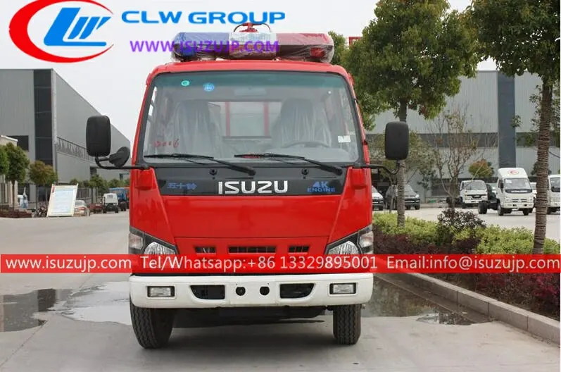ISUZU 3000L mini pumper fire truck