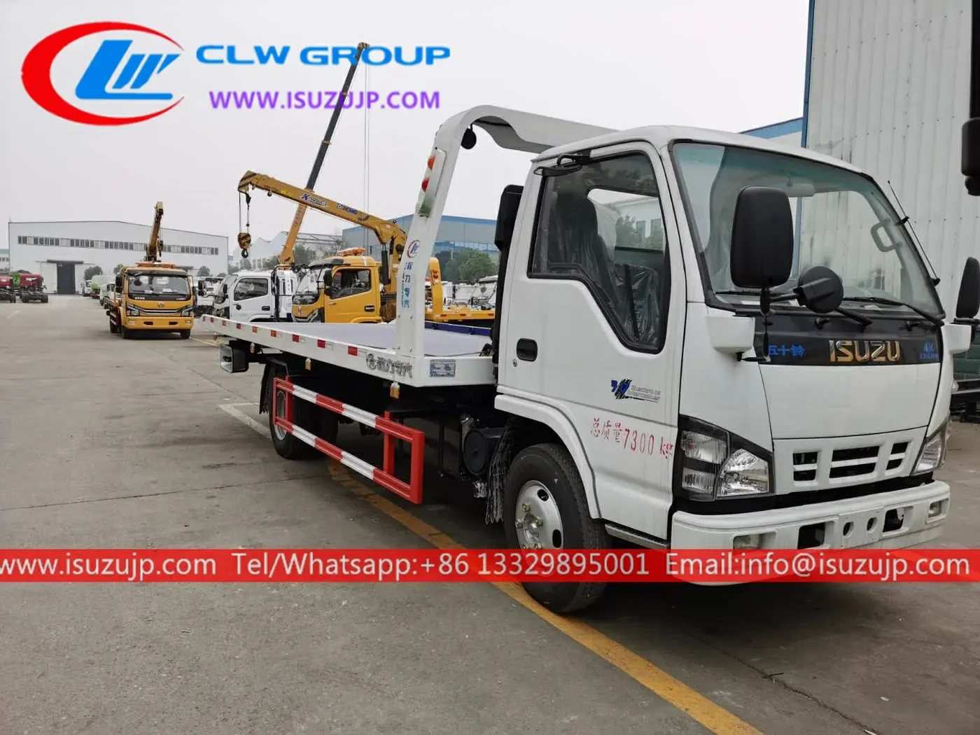 ISUZU NKR Small 4 ton road recovery truck for sale