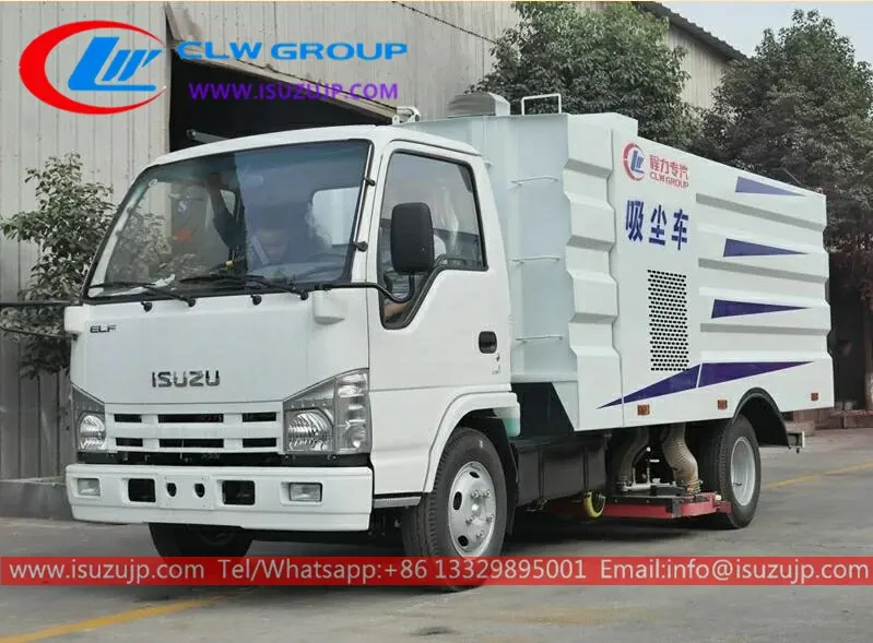 ISUZU ELF 4m3 dust suction truck