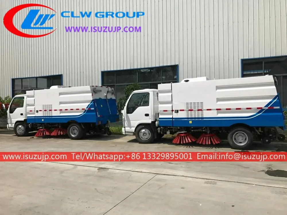 ISUZU 5 ton vacuum sweeper truck