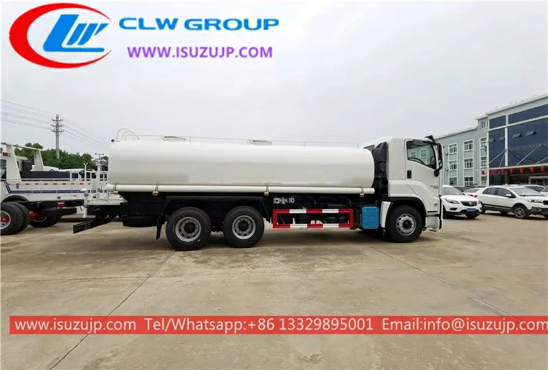ISUZU 20cbm tri axle water hauler truck