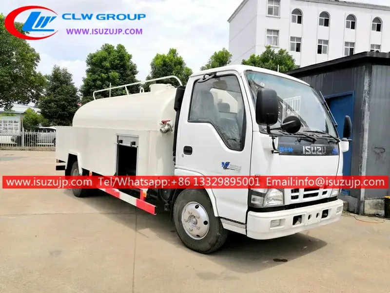 ISUZU NKR 5000 liters sewer jetting trucks