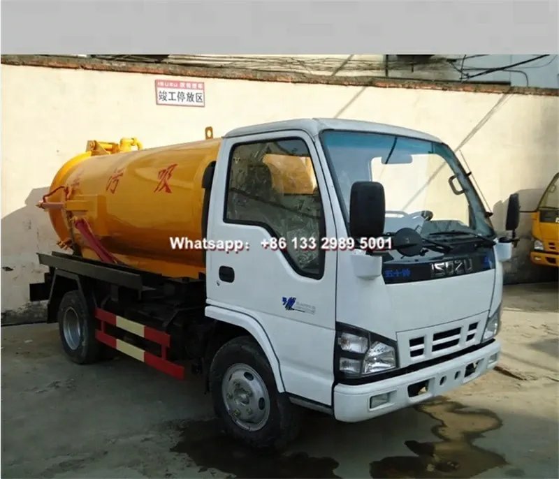 ISUZU 600P 5cbm sewage drainage truck