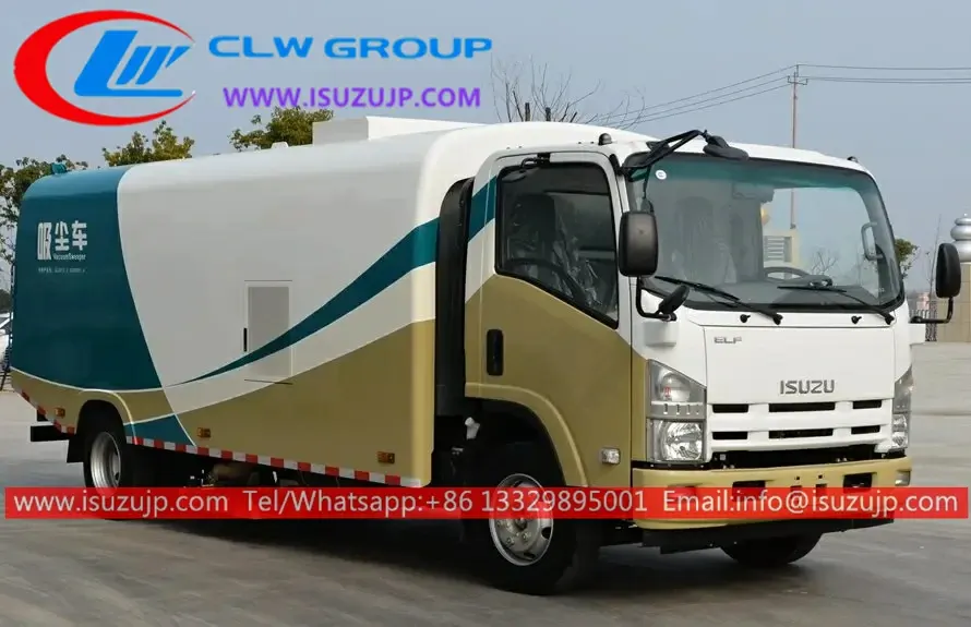 ISUZU 5cbm vacuum cleaner vehicle