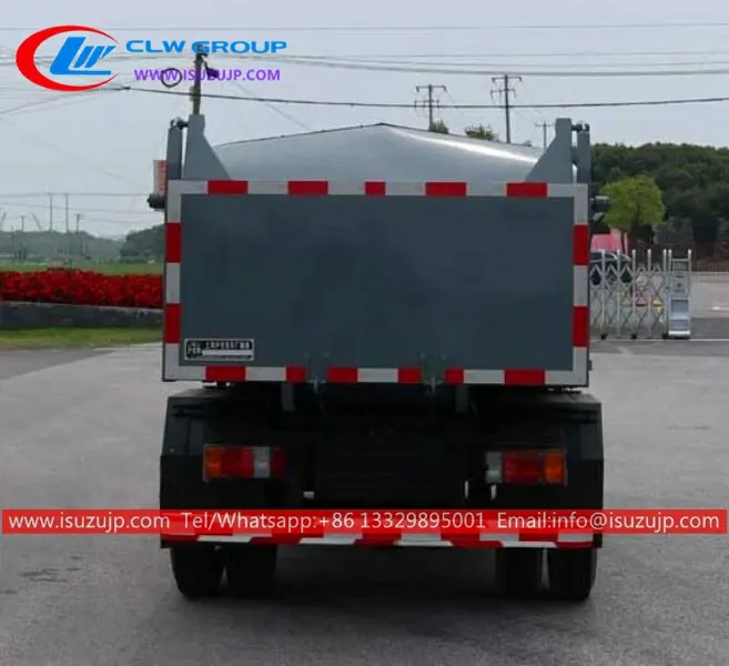 ISUZU NKR 5cbm front loader dump truck