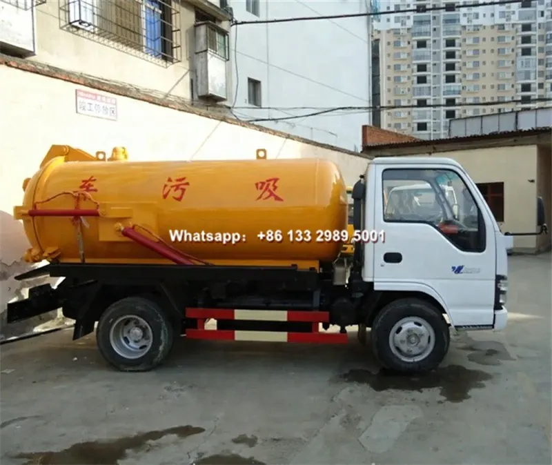 ISUZU 600P 5cbm sewage drainage truck
