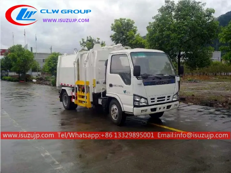 ISUZU 5t side loader rubbish truck