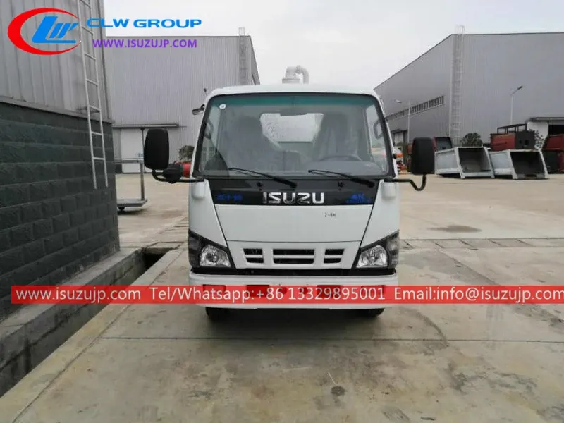 ISUZU NKR 6000L vacuum sewage suction truck