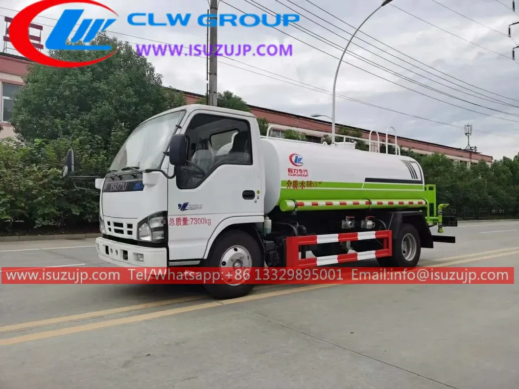 ISUZU 600P 6tons delivery water tanker