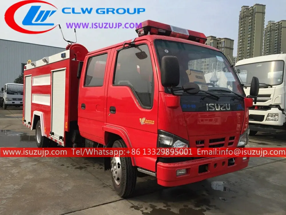 ISUZU 600P rural miniature fire truck