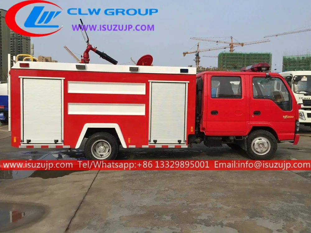 ISUZU 600P rural miniature fire truck