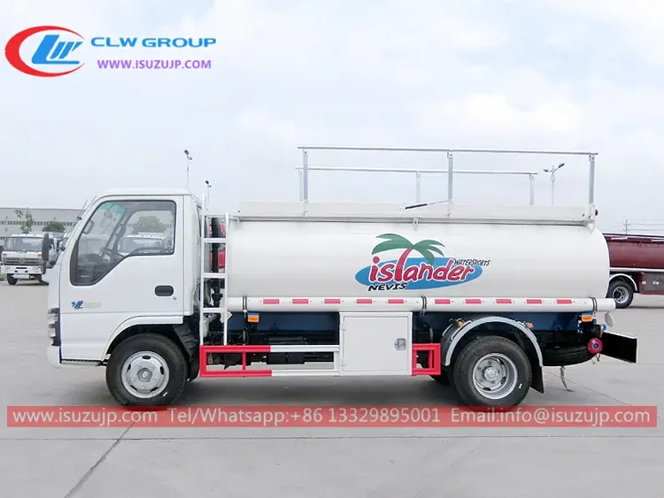 ISUZU NKR 6000liters fuel tank truck