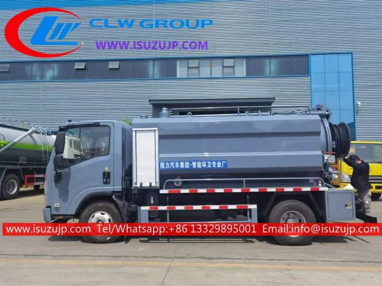 ISUZU 6cbm sewage evacuation truck