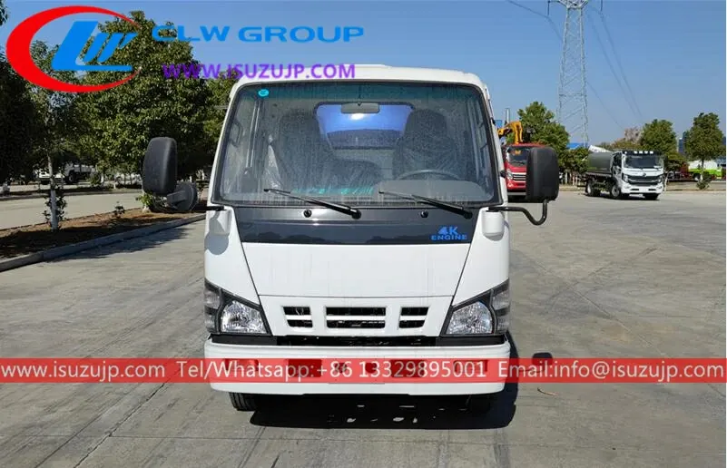 ISUZU 4K-Engine 5 ton sewer tanker sale in dubai