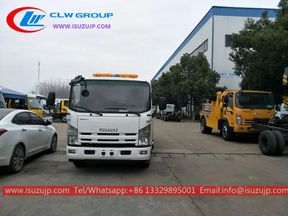 ISUZU NPR 6 ton wheel lift wrecker tow truck