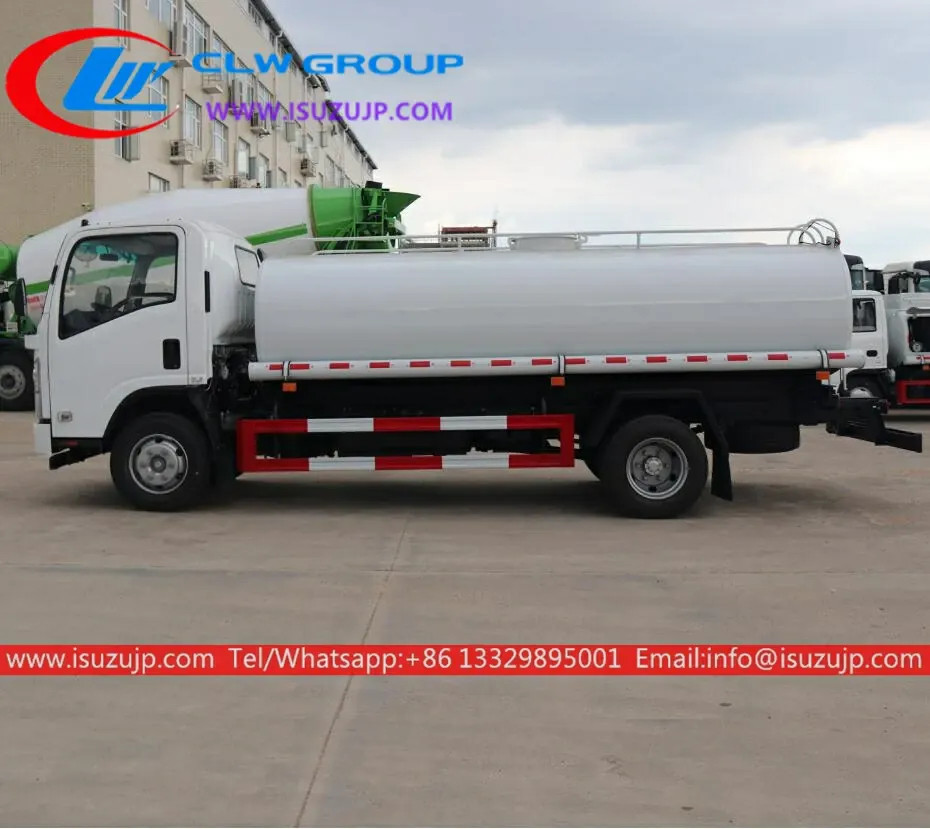 ISUZU NMR 8 ton fresh water tankers