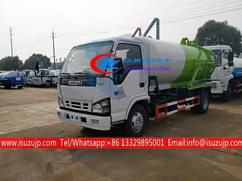 ISUZU 8000liters sewage pump truck