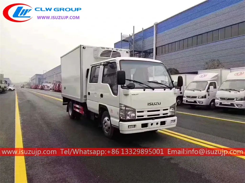 ISUZU Double cabin 3t small refrigerated trucks