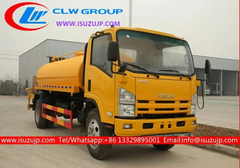 ISUZU ELF 10cbm potable water delivery service truck for sale
