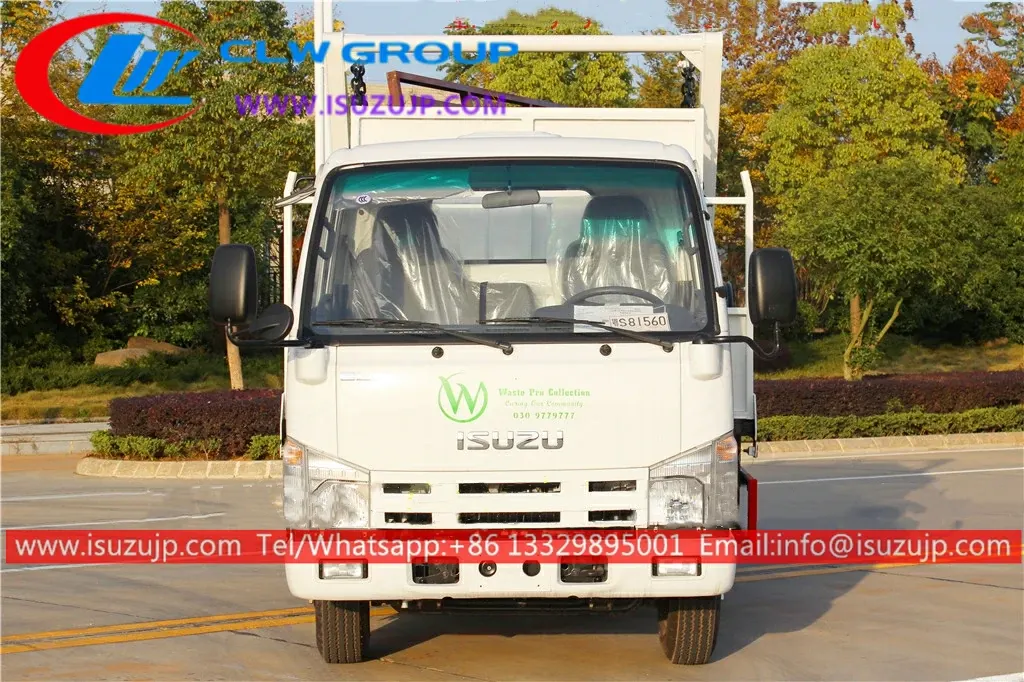 ISUZU ELF 4cbm mini skip loader truck