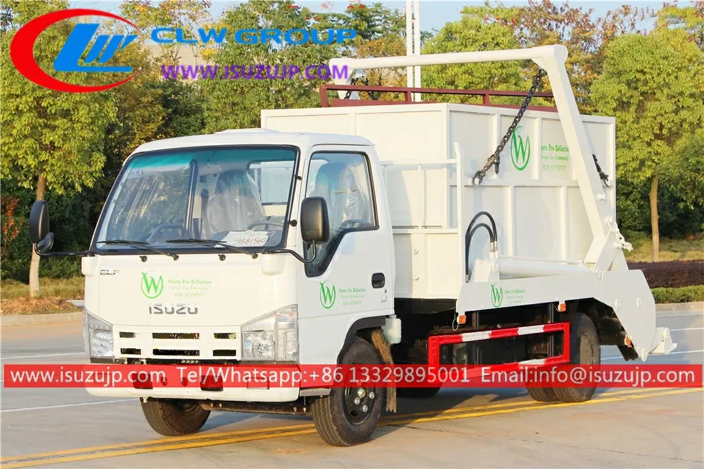 ISUZU ELF 4cbm mini skip loader truck