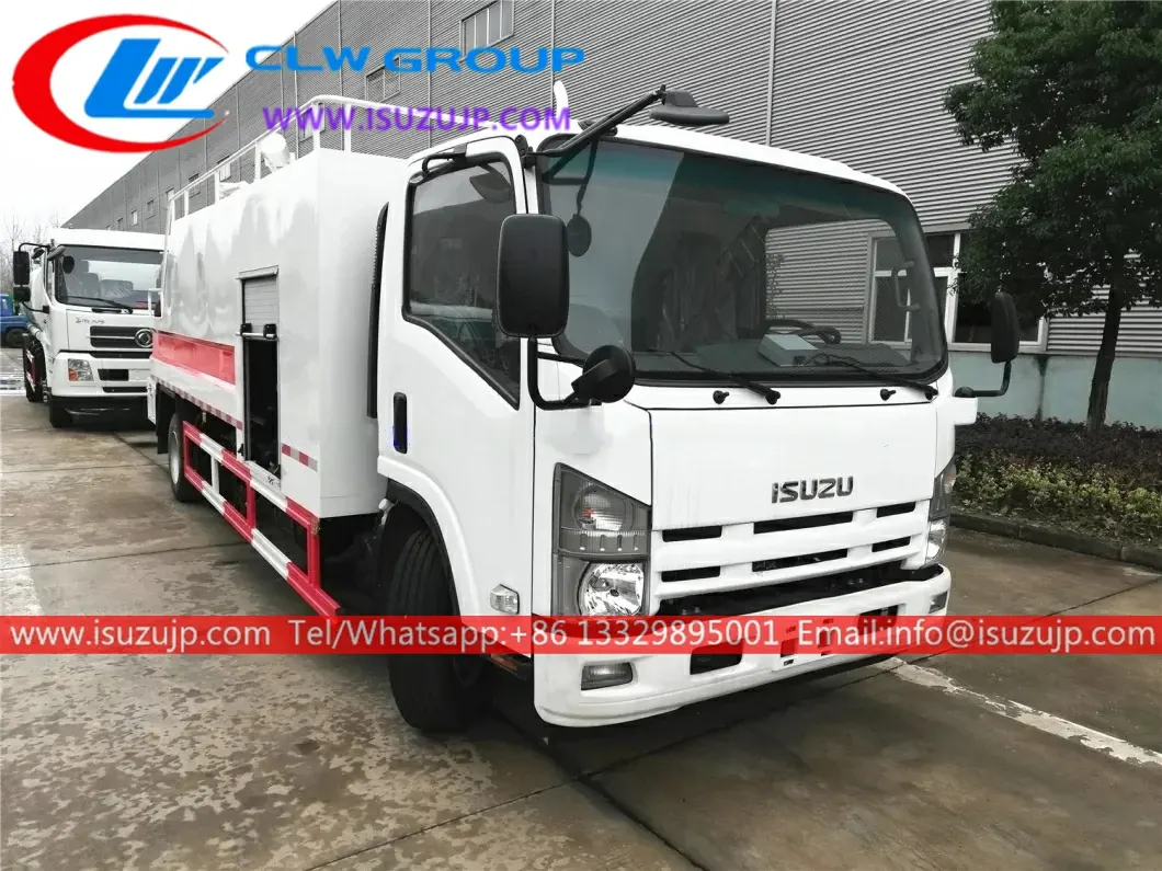 ISUZU ELF 5000L high pressure water jetting truck