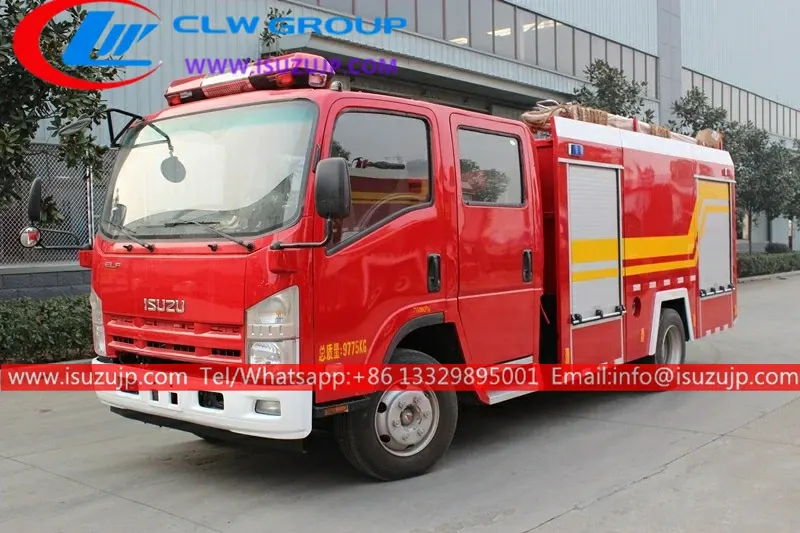 ISUZU ELF 5000liters fire brigade truck
