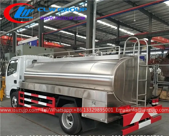 ISUZU ELF 5000liters milk tank truck