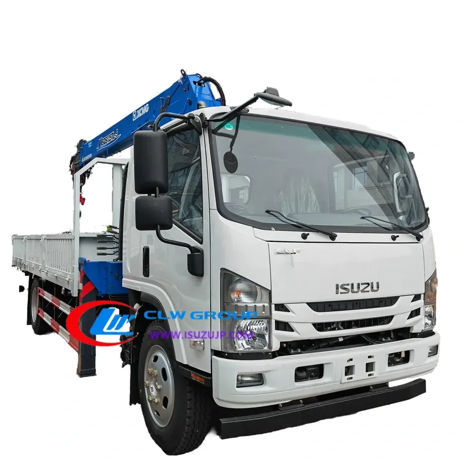 Isuzu truck mounted crane