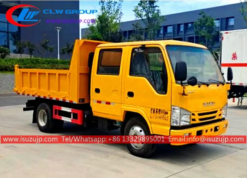 ISUZU ELF 3 ton trash dump truck