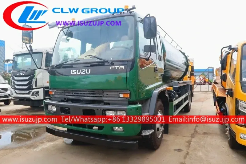 ISUZU FTR 12cbm sewage suction tanker truck