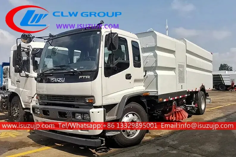 Isuzu FTR 12cbm road sweeper cleaning machine