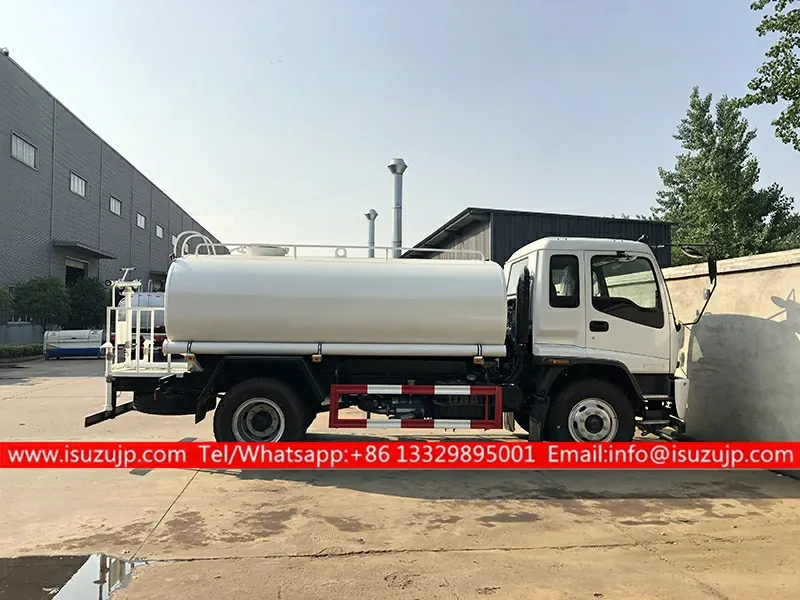 ISUZU FTR 3000 gallon diesel water tanker truck