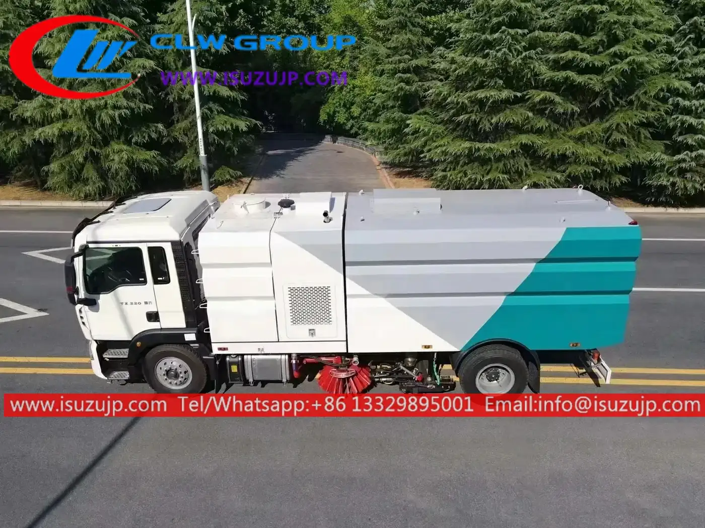 Isuzu FTR 16cbm road sweeper machine