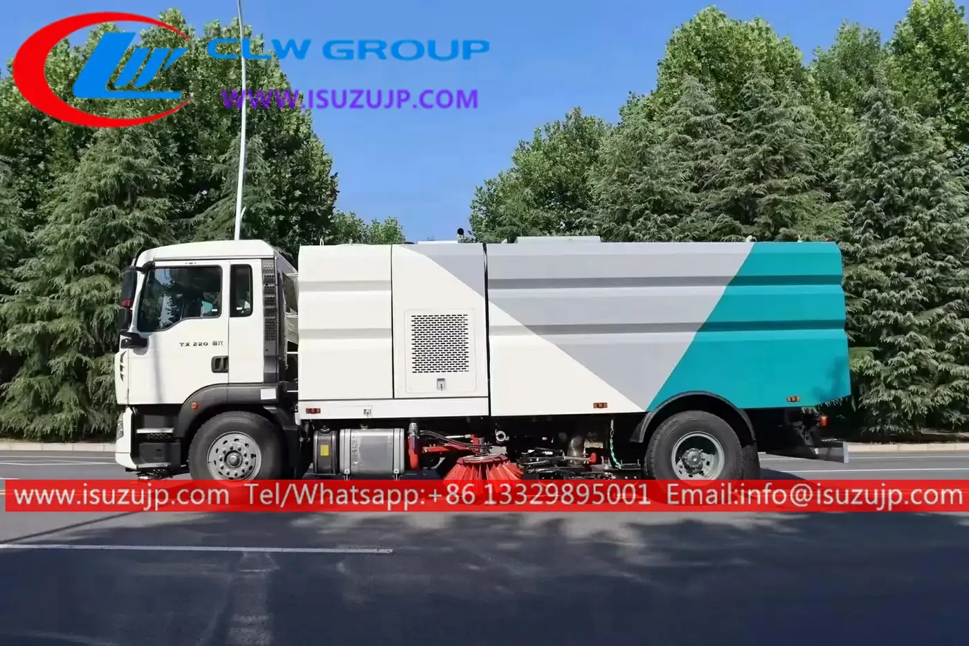 Isuzu FTR 16cbm road sweeper machine
