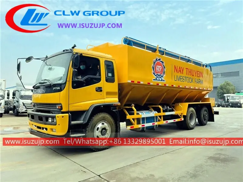 ISUZU FTR 12 ton bulk feed truck for sale
