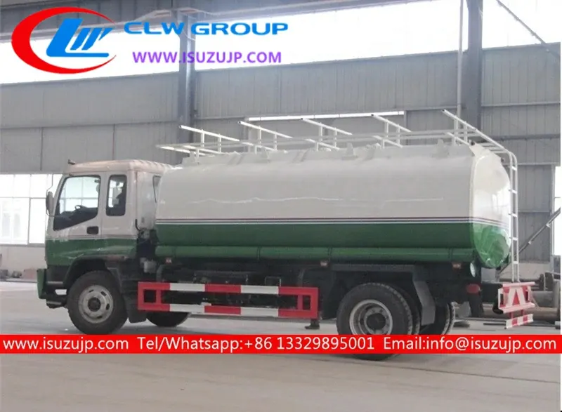 ISUZU FTR 3000 gallon diesel fuel tanker