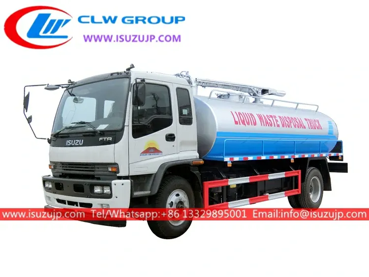 ISUZU FTR 12000liters super sucker truck