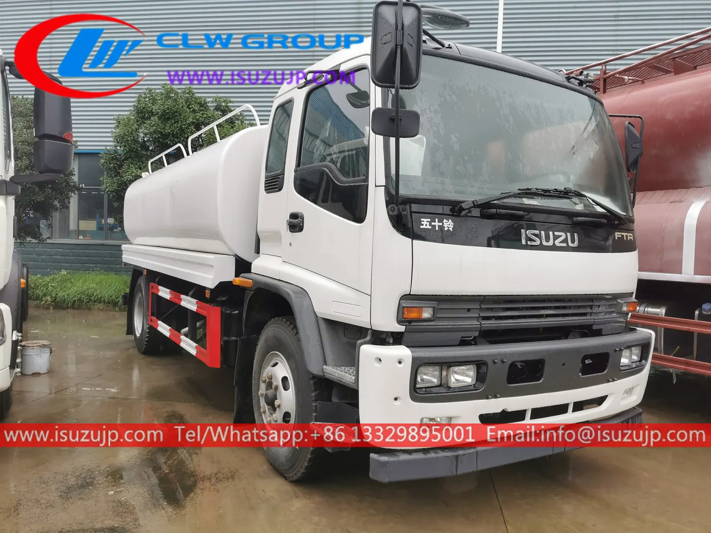 Isuzu FTR 3000 gallons stainless steel water hauler for sale