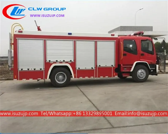 ISUZU FTR 6 ton foam tender fire truck