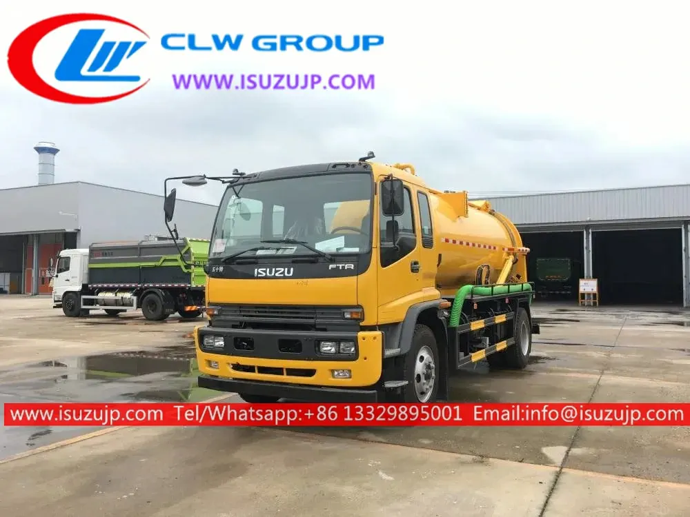 ISUZU FVR 10000L sewer jetting truck for sale