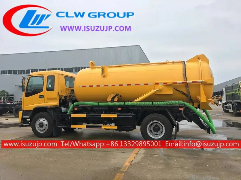 ISUZU FVR 10000L sewer jetting truck for sale